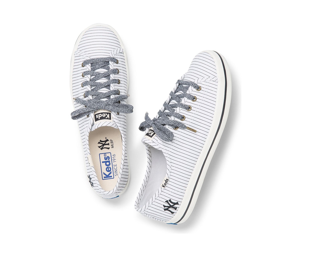 Keds Sneaker Damen Weiß - Kickstart Mlb® - TNI-086145